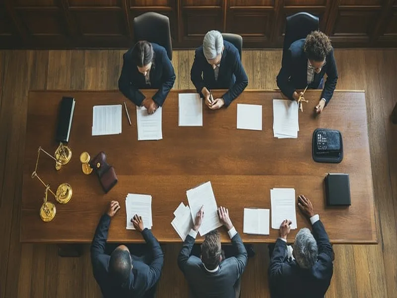 Sterling & Associates legal team in conference